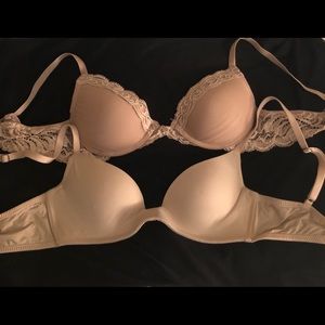 2 32A Natori nude bras